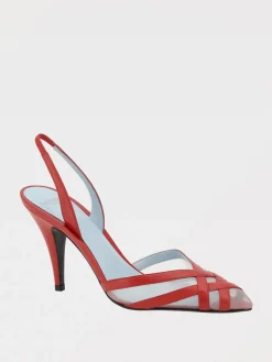 Slingback Impudance Valentino Garavani in nappa e nylon a rete