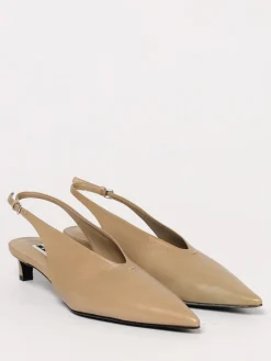 Slingback Jil Sander in pelle