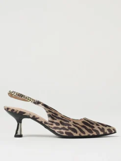Slingback Liu Jo in raso stampa animalier
