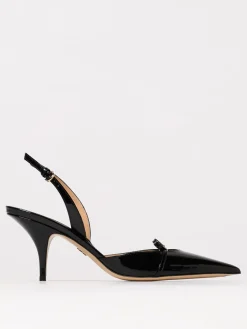 Slingback Mini Bow Ferragamo in vernice
