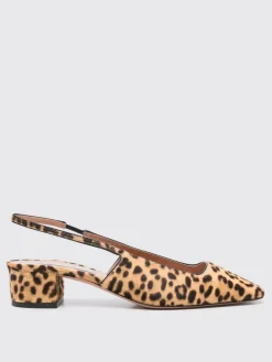 Slingback New Purist Aquazzura in cavallino animalier