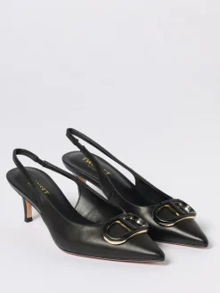 Slingback Oval T Twinset in pelle