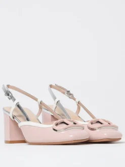 Slingback Oval T Twinset in vernice