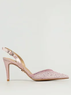 Slingback Rabat Twenty Fourhaitch in raso e nylon con strass