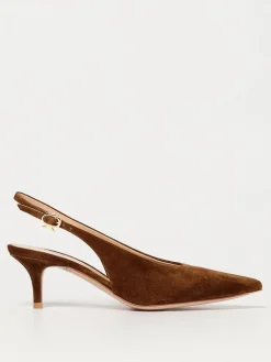 Slingback Robbie Gianvito Rossi in camoscio