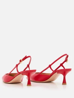 Slingback Santoni in pelle