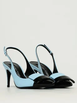 Slingback Sergio Rossi in nappa e vernice