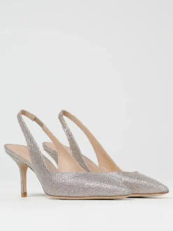 Slingback Stuart Weitzman in tessuto lamè