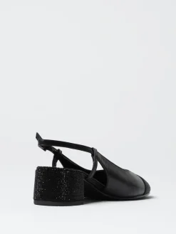 Slingback Tory Burch in pelle con pavè di strass