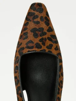Slingback Twinset in cavallino animalier