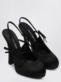 Slingback Vally Dolce & Gabbana in raso