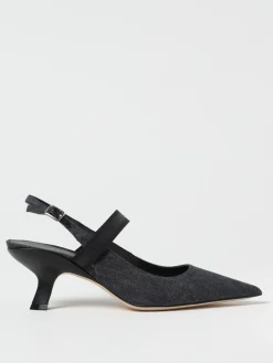 Slingback Vic Matiè in denim di cotone