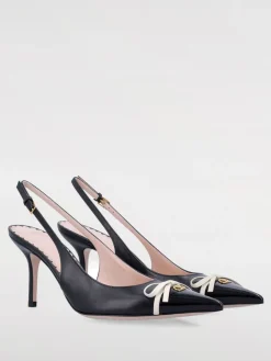 Slingback VLogo Signature Valentino Garavani in nappa con fiocco