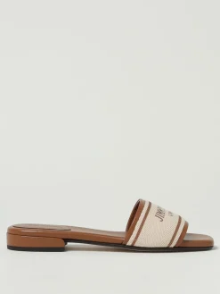 Slippers Joa Jimmy Choo in canvas e pelle
