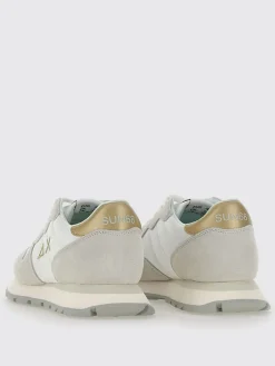 Sneakers Ally Gold SUN68 in camoscio e mesh