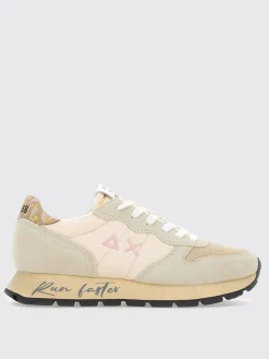 Sneakers Ally SUN68 in camoscio e nylon