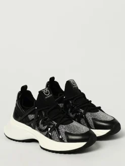 Sneakers Ariel 28 Pinko in pelle con strass