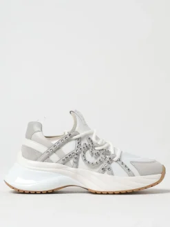 Sneakers Ariel Pinko in pelle e mesh con strass