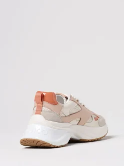 Sneakers Ariel Pinko in pelle e mesh