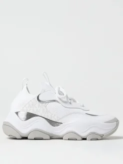 Sneakers Atlas Knit Michael Kors in pelle e cotone spalmato