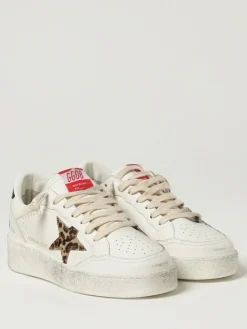 Sneakers Ballstar 2 Golden Goose in pelle used e cavallino animalier
