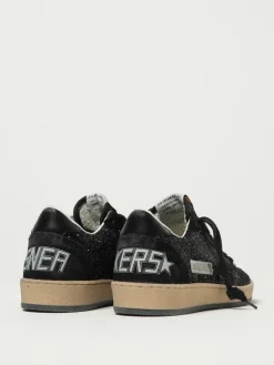 Sneakers Ballstar Golden Goose in camoscio e glitter used