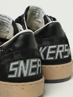 Sneakers Ballstar Golden Goose in camoscio e glitter used