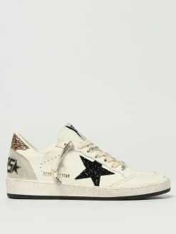 Sneakers Ballstar Golden Goose in pelle e glitter used