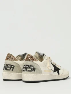Sneakers Ballstar Golden Goose in pelle e glitter used