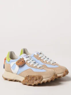 Sneakers Barracuda in camoscio e nylon