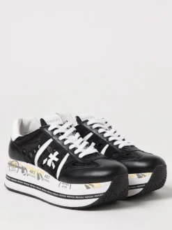Sneakers Beth Platform Premiata in pelle e mesh