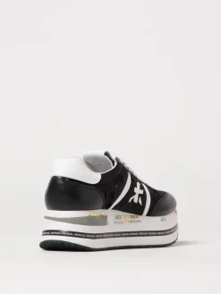 Sneakers Beth Platform Premiata in pelle e mesh