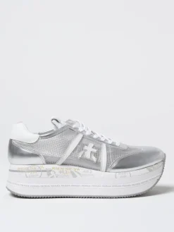 Sneakers Beth Premiata in pelle laminata e nylon