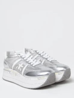 Sneakers Beth Premiata in pelle laminata e nylon