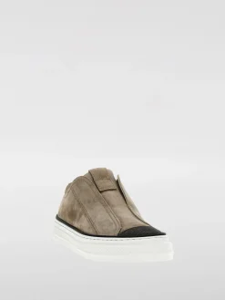 Sneakers Brunello Cucinelli in camoscio con monile