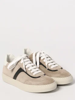 Sneakers Brunello Cucinelli in camoscio con monile