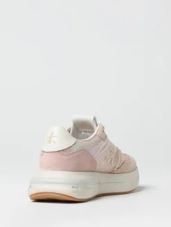 Sneakers Cassie Premiata in camoscio e nylon con paillettes