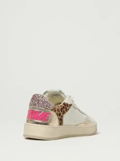 Sneakers Chelsea Pink Cheetah Crime London in pelle e cavallino animalier