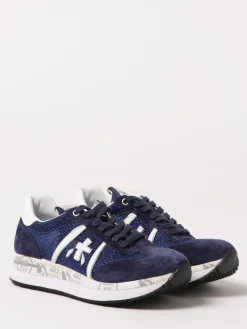 Sneakers Conny Premiata in camoscio e mesh