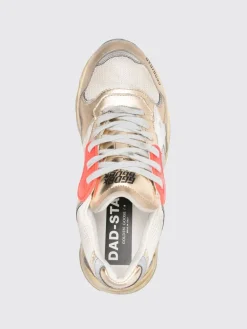 Sneakers Dad Star Golden Goose in pelle laminata e mesh used