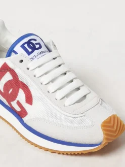 Sneakers DG Cushion Dolce & Gabbana in mesh e camoscio