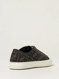 Sneakers Domino Fendi in canvas jacquard