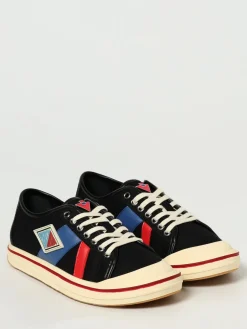 Sneakers Eliot Bottega Veneta in canvas di cotone e pelle