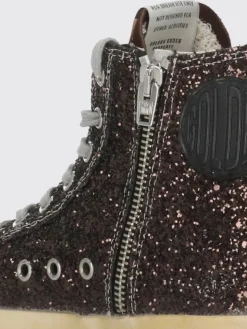 Sneakers Francy Golden Goose in pelle used e glitter