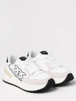 Sneakers Gem Pinko in pelle e mesh