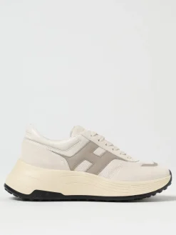 Sneakers H669 Hogan in camoscio e mesh