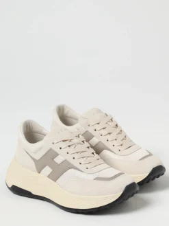 Sneakers H669 Hogan in camoscio e mesh