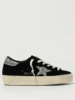 Sneakers Hi Star Golden Goose in camoscio e glitter used