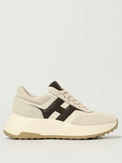 Sneakers Hi-Fi Hogan in camoscio