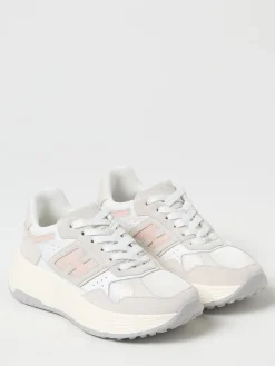 Sneakers Hi-Fi Hogan in pelle e mesh